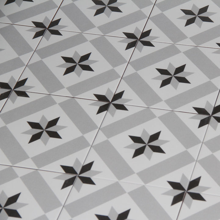 Moroccan tile 20x20 cm in cement tile look