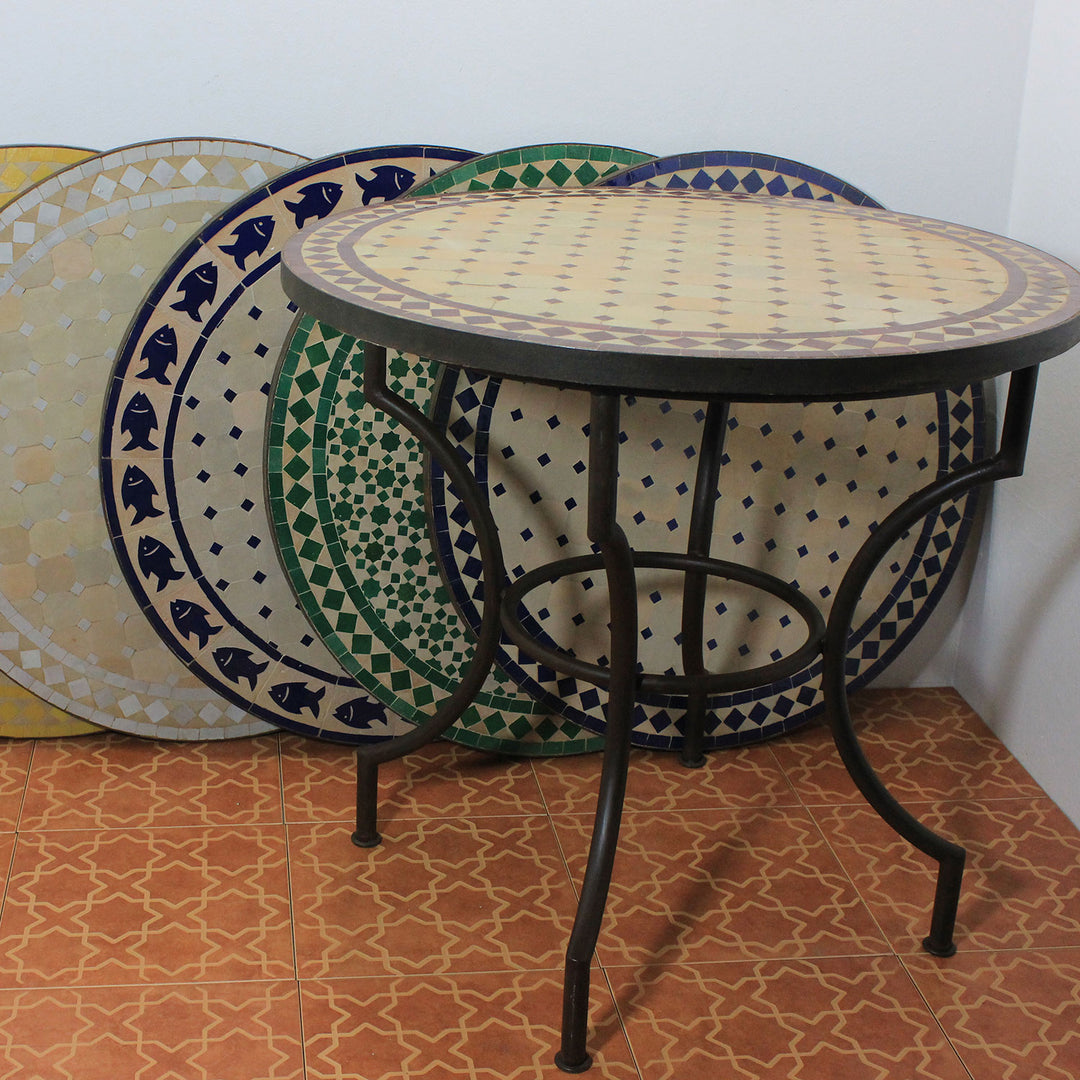 Mosaic table D80 Ankabut Green