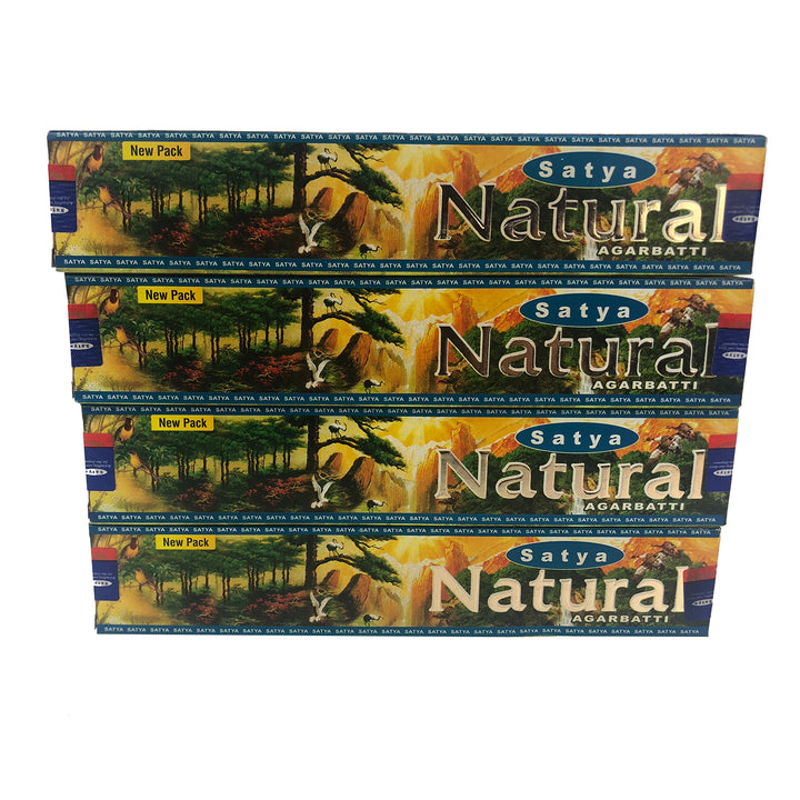Räucherstäbchen Satya Natural Agarbatti im vierer Pack