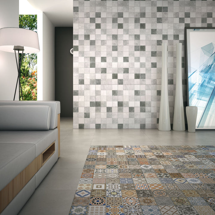 Carrelage patchwork pour murs et sols