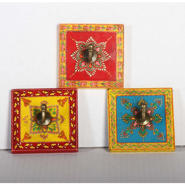 Patères orientales set de 3