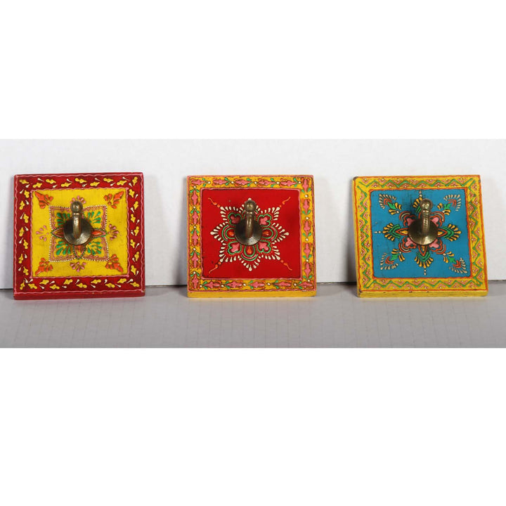 Patères orientales set de 3