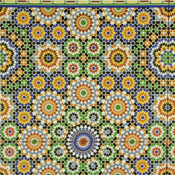 Orientalische Wandfliesen 50x25 cm –Multicolor Keramik
