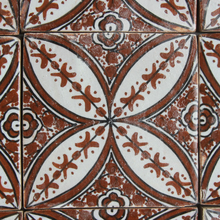 Carrelage peint à la main – Céramique de maison de campagne méditerranéenne