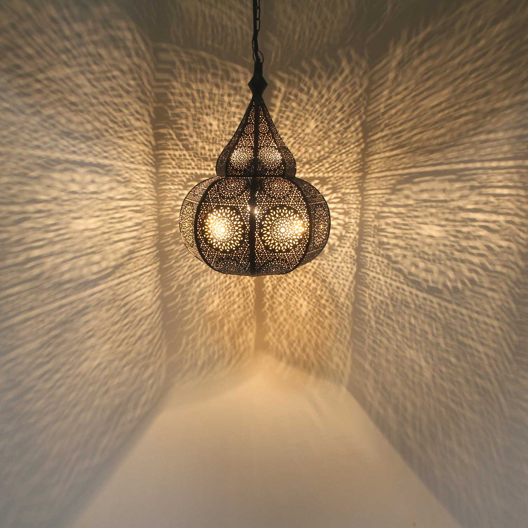 Orientalische Lampe Taza Schwarz