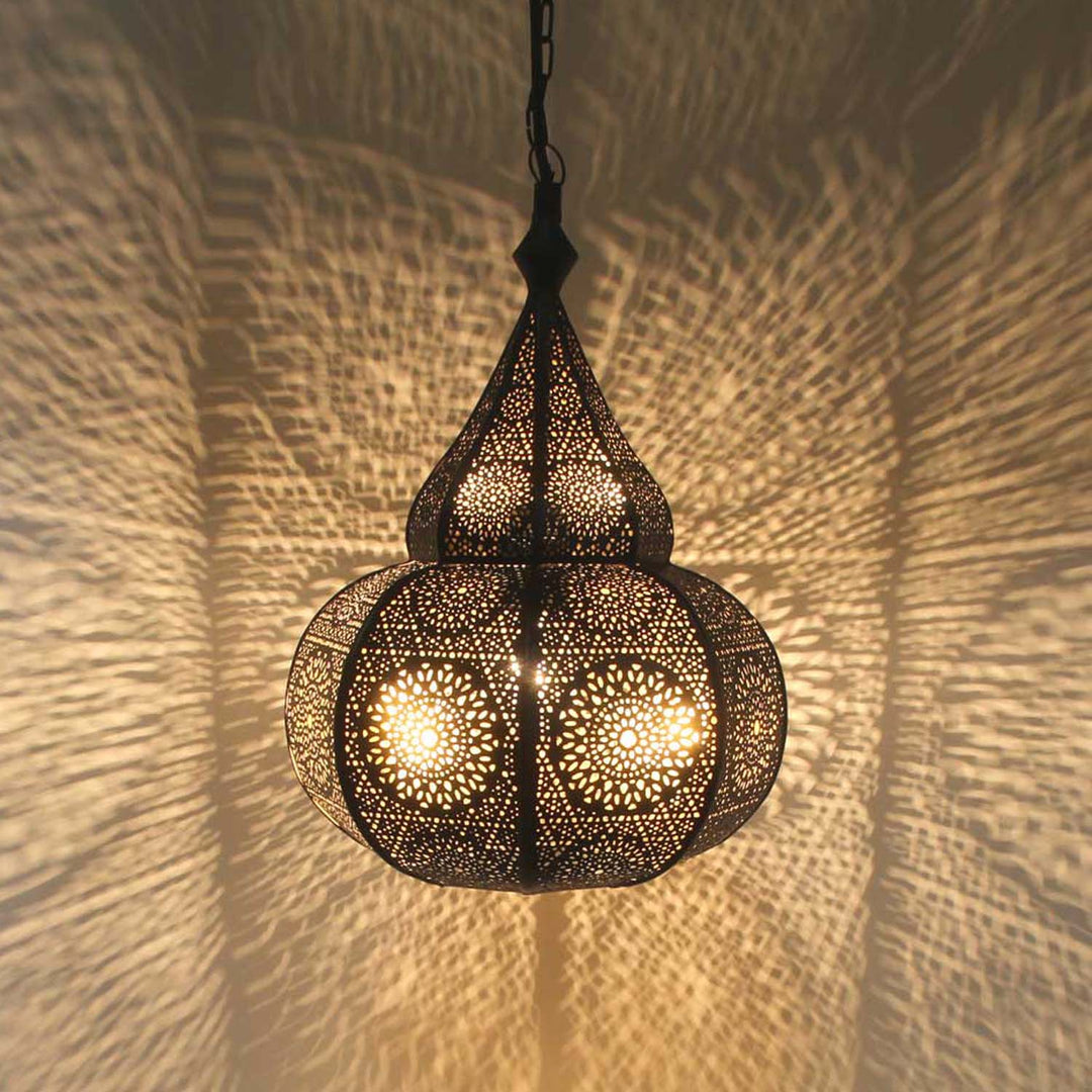 Orientalische Lampe Taza Schwarz