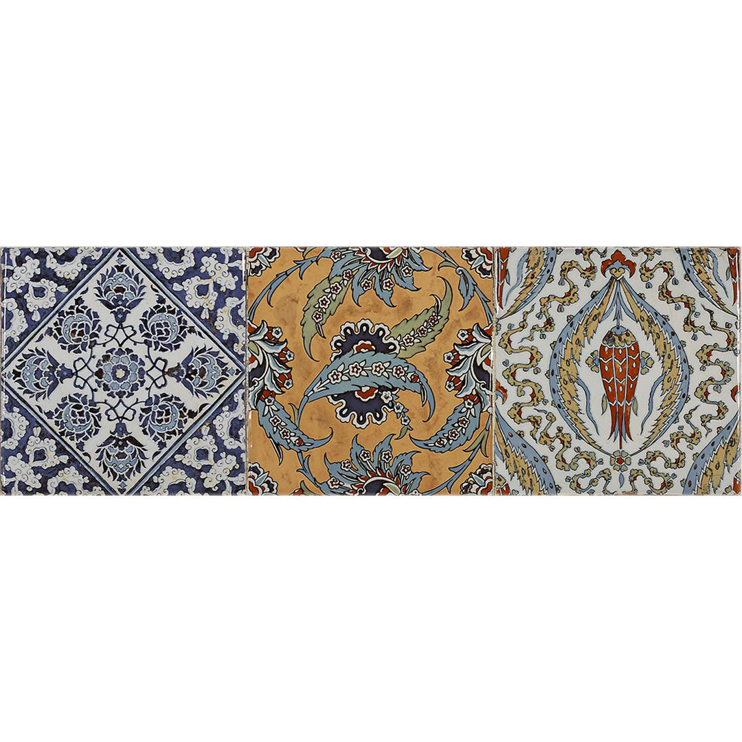 Carrelage Mural Patchwork Oriental – 59,2x20cm Mat