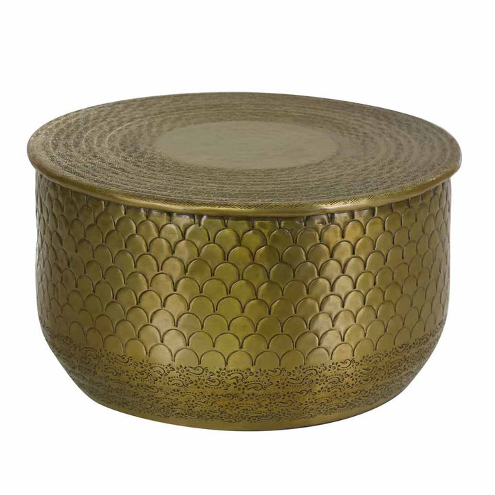 Orientalischer Beistelltisch Alava Gold