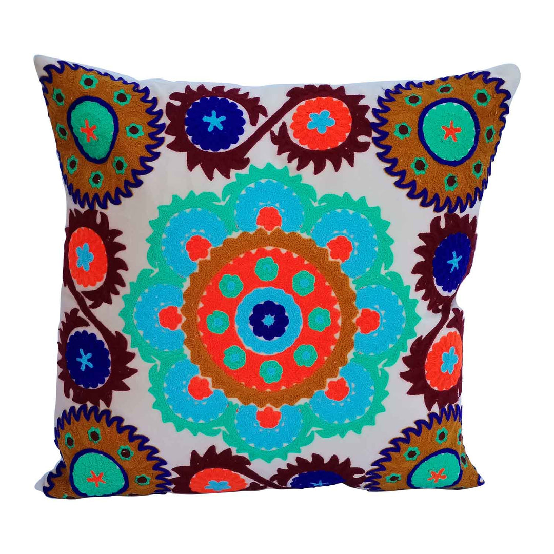 Coussin Mandala anis