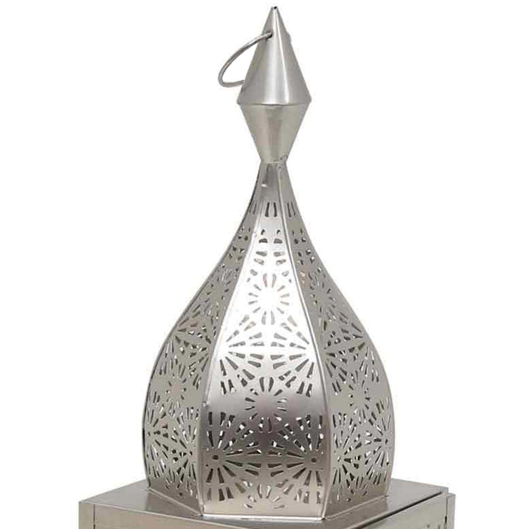 Lanterne orientale Modena Argent L