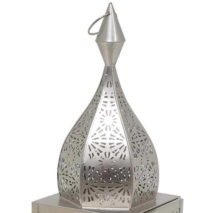 Lanterne orientale Modena Argent L