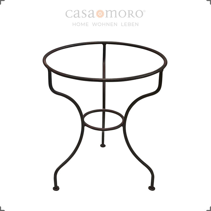 Petite table en carrelage au motif oriental et coloré – idéale pour un balcon ou un coin cuisine